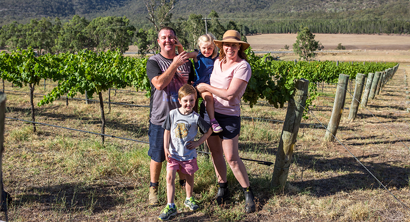 Horner Wines family